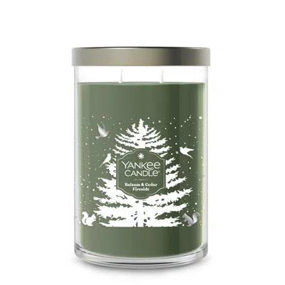 Yankee Candle Balsam And Cedar Fireside Large Tumbler Candle, 20 oz