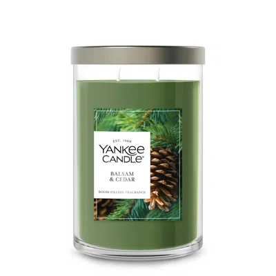 Yankee Candle Balsam And Cedar Large Tumbler Candles, 20 oz