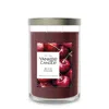 Yankee Candle Black Cherry Large Tumbler Candles, 20 oz In Red