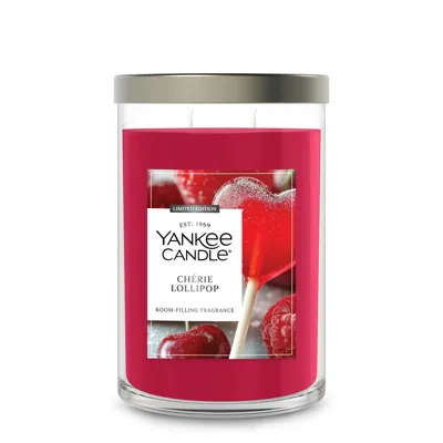 Yankee Candle Cherie Lollipop Large Tumbler Candle, 20 oz In Pink