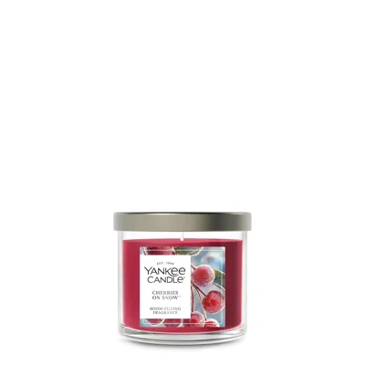 Yankee Candle Cherries On Snow Small Tumbler Candle, 4.3 oz