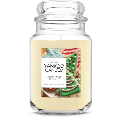 Yankee Candle Christmas Cookie Large Jar Scented Candle In Ivory