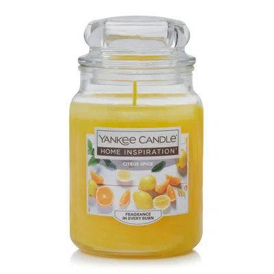 Yankee Candle Citrus Spice, 19 oz In Yellow
