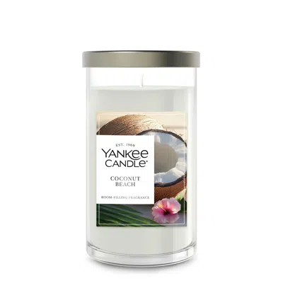Yankee Candle Coconut Beach, 14.25 Oz, Medium In White