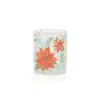 Yankee Candle Crackle Poinsettia Tea Light Candle Holder Tea Light Candle Holders In Multi