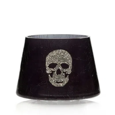 Yankee Candle Crackle Skull Glass Shade Jar Candle Shade