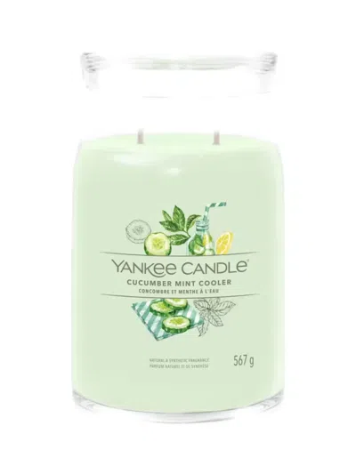 Yankee Candle Cucumber Mint Cooler Candle In Green