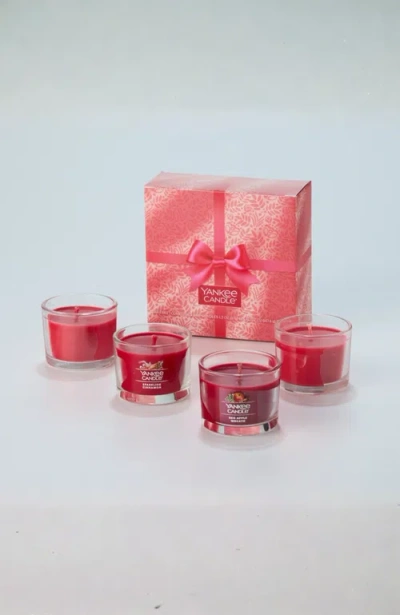 Yankee Candle Everyday Scented Votive Candle Gift Set In Red