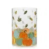 Yankee Candle Fall Gourds Glass Holder Jar Candle Holder In Multi