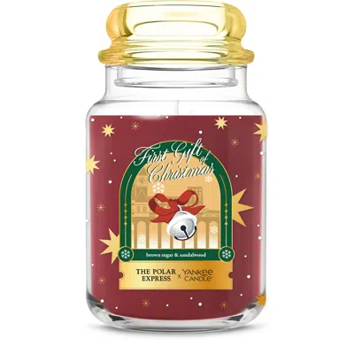 Yankee Candle First Gift Of Christmas Original Large Jar Candle, 22 oz