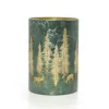 Yankee Candle Flicker Woodland Green Jar Candle Holder Jar Candle Holders