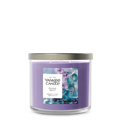 Yankee Candle Floral Drift 3-wick Candle, 14.5 oz In Purple