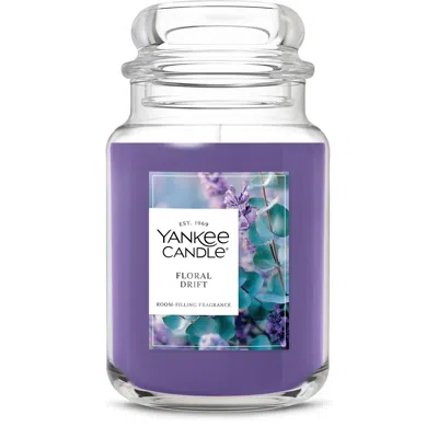 Yankee Candle Floral Drift Original Large Jar Candle, 24 oz In Purple