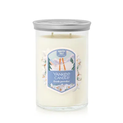 Yankee Candle Fresh Powder 20 Oz. Signature Large Tumbler Candle, 20 oz In White