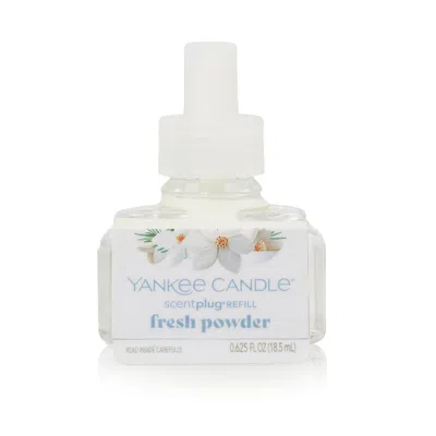 Yankee Candle Fresh Powder Scentplug Refill, 0.625 Fl oz In White