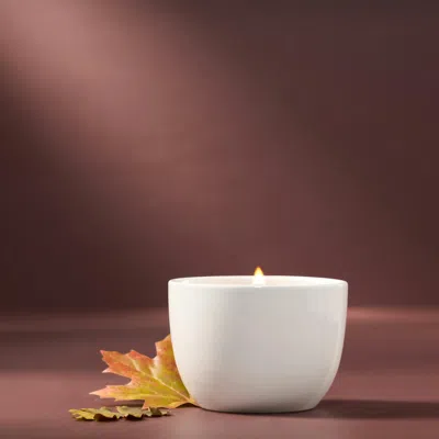 Yankee Candle Glistening Leaves Ceramic Acorn Figural Candle, 5.5 oz