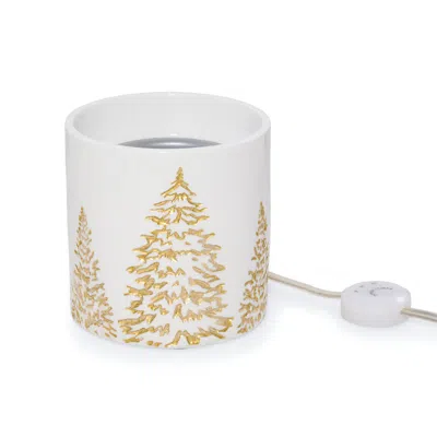 Yankee Candle Gold Trees Scenterpiece Warmer In White