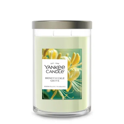 Yankee Candle Honeysuckle Grove Large Tumbler Candle, 20 oz In Green