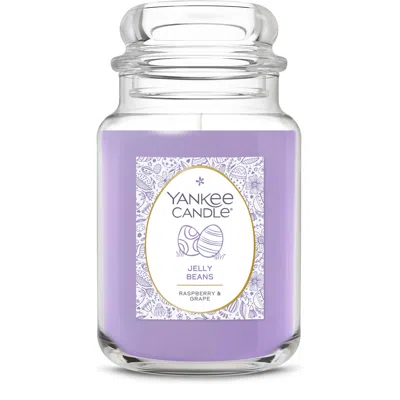 Yankee Candle Jelly Beans Original Large Jar Candle, 28 oz In Purple
