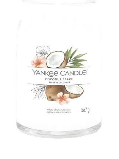 Yankee Candle Large Coconut Beach Candle In Animal Print