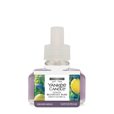 Yankee Candle Lemon Blueberry Bliss Scentplug Refill, 0.625 Fl oz In Purple