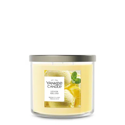 Yankee Candle Lemon Gelato 3-wick Candle, 14.5 oz In Yellow