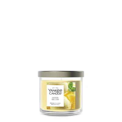 Yankee Candle Lemon Gelato Small Tumbler Candle, 4.3 oz In Yellow