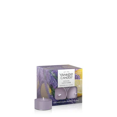 Yankee Candle Lemon Lavender Tea Light Candles, 0.44 oz Each