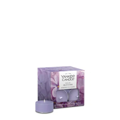 Yankee Candle Lilac Blossoms Tea Light Candles, 0.44 Each In Purple