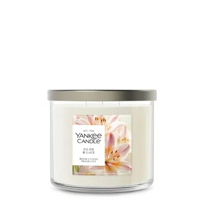 Yankee Candle Lilies And Lace 3-wick Candle, 14.5 oz In Neutral