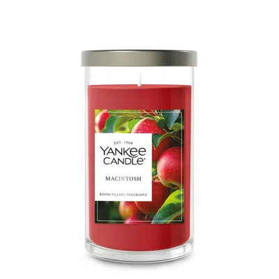 Yankee Candle Macintosh, 14.25 Oz, Medium In Red