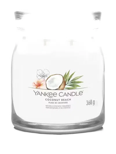 Yankee Candle Medium Coconut Beach Candle In Multi