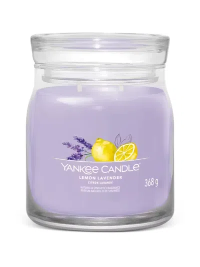 Yankee Candle Medium Lemon Lavender Candle In Purple