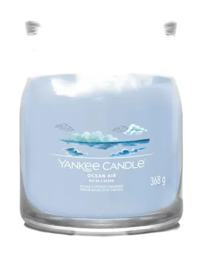 Yankee Candle Medium Ocean Air Candle In Blue