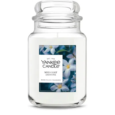 Yankee Candle Midnight Jasmine Original Large Jar Candle, 22 oz In White