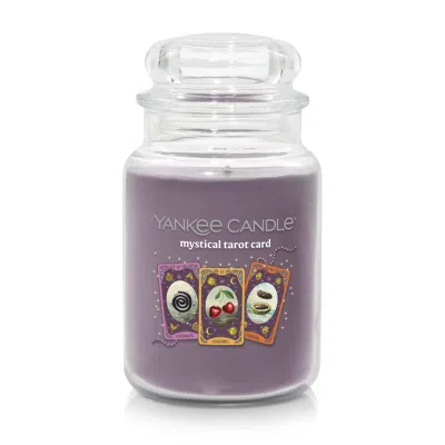 Yankee Candle Mystical Tarot Card 22 oz Original Large Jar Candle, 22 oz In Purple