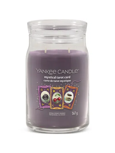 Yankee Candle Mystical Tarot Card Candle In Purple