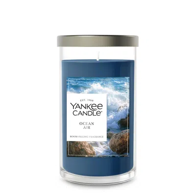 Yankee Candle Ocean Air Medium Pillar Candle, 14.25 oz In Blue