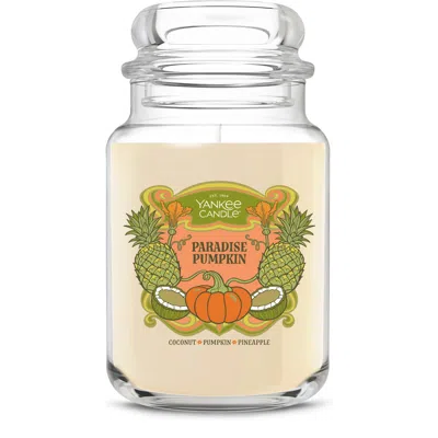 Yankee Candle Paradise Pumpkin Original Large Jar Candles, 22 oz