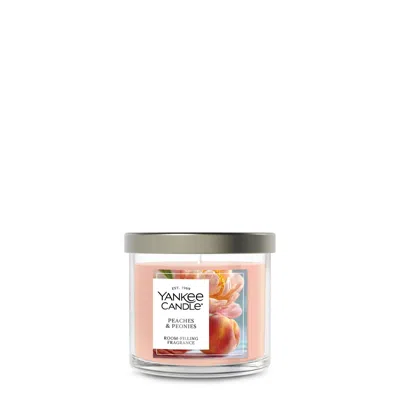 Yankee Candle Peaches And Peonies Small Tumbler Candle, 4.3 oz In Multi
