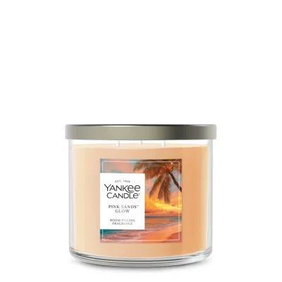Yankee Candle Pink Sands Glow 3-wick Candle, 14.5 oz In Neutral