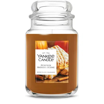 Yankee Candle Pumpkin Banana Scone Original Large Jar Candles, 22 oz