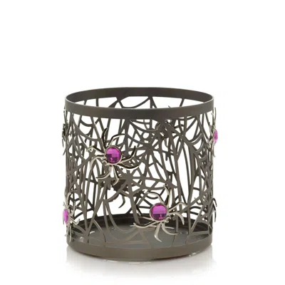 Yankee Candle Purple-gem Spiders Metal Holder Jar Candle Holder