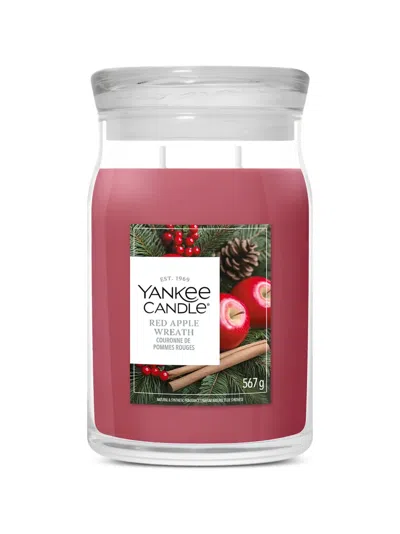 Yankee Candle Red Apple Wreath Candle In Multi