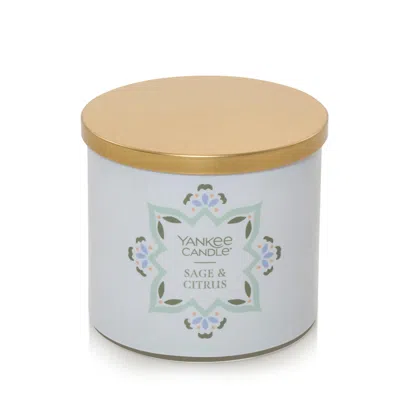 Yankee Candle Sage And Citrus 3-wick Candles, 14.5 oz