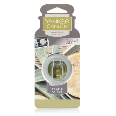 Yankee Candle Sage And Citrus Smart Scent Vent Clip, 13 Fl oz
