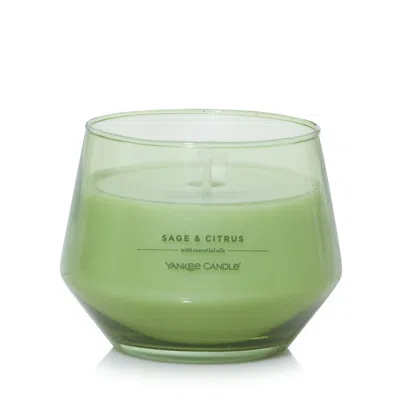 Yankee Candle Sage And Citrus Studio Collection Candles, 10 Oz, Medium In Green