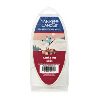 Yankee Candle Santa On Skis Wax Melts 6-packs, 2.6 oz In Red