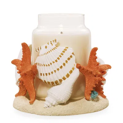 Yankee Candle Seashell Jar Candle Holder Jar Candle Holder In Multi