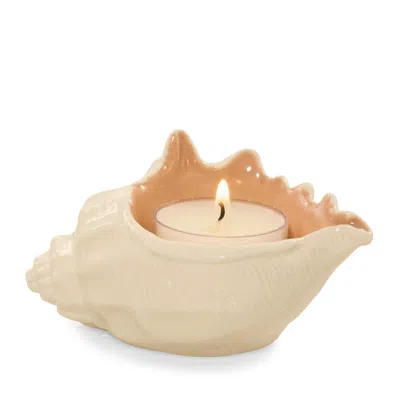 Yankee Candle Seashell Tea Light Candle Holder Tea Light Candle Holders In Neutral